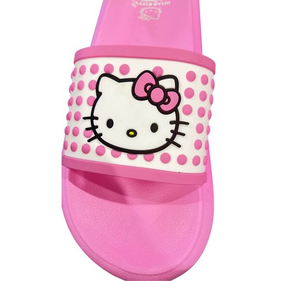 Hello Kitty by Sanrio Women's EVA Beach Slide Sandals pink  size 11 - Picture 9 of 10